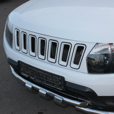 Решетка радиатора "Jeep" для Renault Duster (2010-2021) купить недорого с доставкой в Рыбинск