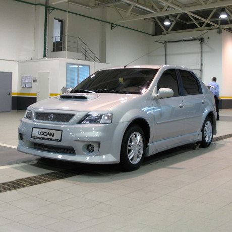 Накладка на капот "Power DM 2" для Renault Logan купить недорого с доставкой в Рыбинск