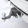ТСУ /съемный квадрат/ с НЕРЖ накладкой TOYOTA LAND CRUISER Prado 150 2009-/ LC Prado 120 2002-2009/ LEXUS GX 460 2010-2013 купить недорого с доставкой в Рыбинск