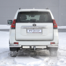ТСУ /съемный квадрат/ с НЕРЖ накладкой TOYOTA LAND CRUISER Prado 150 2009-/ LC Prado 120 2002-2009/ LEXUS GX 460 2010-2013 купить недорого с доставкой в Рыбинск