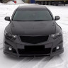 Вставка между клыками переднего бампера Modulo для Honda Accord (VIII gen)(2008-2013) купить недорого с доставкой в Рыбинск