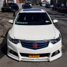 Вставка между клыками переднего бампера Modulo для Honda Accord (VIII gen)(2008-2013) купить недорого с доставкой в Рыбинск