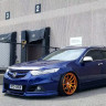 Вставка между клыками переднего бампера Modulo для Honda Accord (VIII gen)(2008-2013) купить недорого с доставкой в Рыбинск
