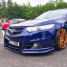 Вставка между клыками переднего бампера Modulo для Honda Accord (VIII gen)(2008-2013) купить недорого с доставкой в Рыбинск