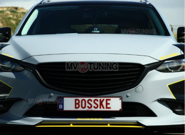 Спойлер-Вставка между клыками "SkyActivSport" для Mazda 6 (2015-н.в.) купить недорого с доставкой в Рыбинск