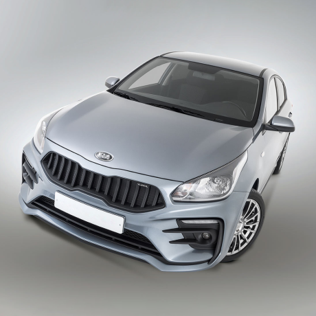 Бампер передний "Kudos" для Kia Rio (2017-2020) купить недорого с доставкой в Рыбинск