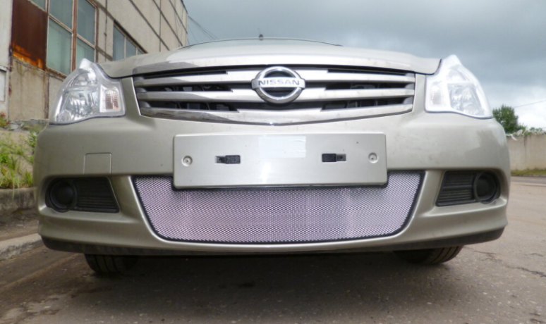 Защита радиатора "Standart" Nissan Almera хром купить недорого с доставкой в Рыбинск