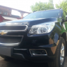 Защита радиатора "Standart" Chevrolet Trailblazer (2012-2015) чёрная купить недорого с доставкой в Рыбинск