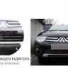 Защита радиатора "Standart" Chevrolet Trailblazer (2012-2015) чёрная купить недорого с доставкой в Рыбинск