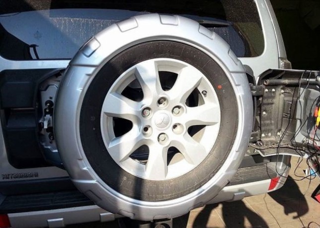 Бокс запасного колеса не окрашенный и прошитый для Mitsubishi Pajero IV (2006-2014) купить недорого с доставкой в Рыбинск
