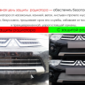 Защита радиатора "Standart" Citroen C-Elysee (2012-2017) чёрная купить недорого с доставкой в Рыбинск