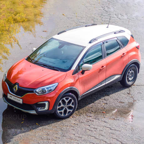 Рейлинги (Серебристый Муар) RENAULT Kaptur (2016-н.в.) купить недорого с доставкой в Рыбинск