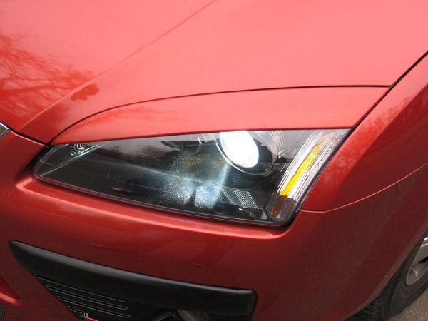 Накладки на фары (реснички) широкие var №2 для Ford Focus 2 (2004-2008) купить недорого с доставкой в Рыбинск