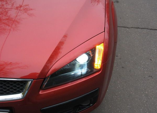 Накладки на фары (реснички) широкие var №2 для Ford Focus 2 (2004-2008) купить недорого с доставкой в Рыбинск