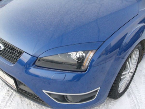 Накладки на фары (реснички) широкие var №2 для Ford Focus 2 (2004-2008) купить недорого с доставкой в Рыбинск