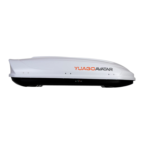 Автобокс YUAGO Avatar (тиснение) (EuroLock) двусторонний, белый, 460л купить недорого с доставкой в Рыбинск