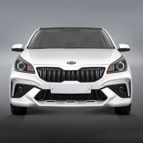 Бампер передний "ROTOR" для Kia Rio (2017-2020) купить недорого с доставкой в Рыбинск