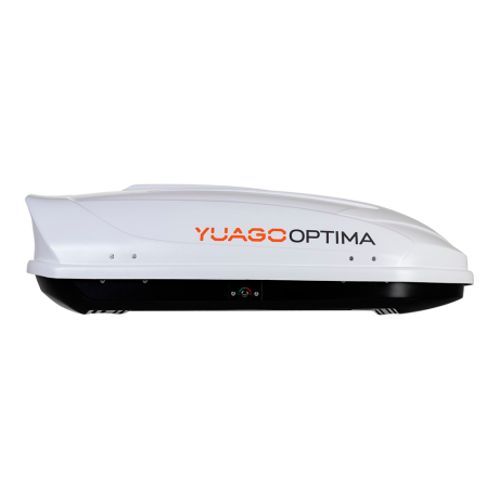 Автобокс YUAGO OPTIMA (тиснение) (EuroLock), белый, 390л купить недорого с доставкой в Рыбинск