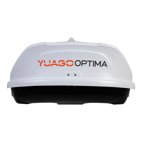 Автобокс YUAGO OPTIMA (тиснение) (EuroLock), белый, 390л купить недорого с доставкой в Рыбинск
