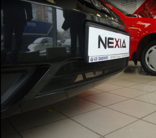 Защита радиатора "Standart" Daewoo Nexia (2008-2016) чёрная купить недорого с доставкой в Рыбинск