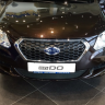 Защита радиатора "Standart" Datsun on-Do (2014-н.в.) чёрная купить недорого с доставкой в Рыбинск