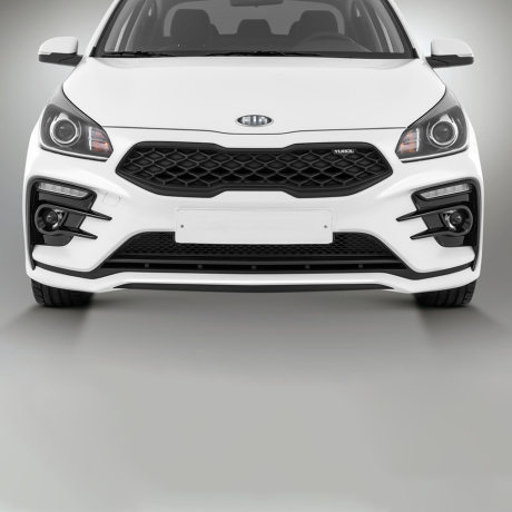 Бампер передний "Kudos Romb" для Kia Rio (2017-2020) купить недорого с доставкой в Рыбинск