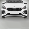 Бампер передний "Kudos Romb" для Kia Rio (2017-2020) купить недорого с доставкой в Рыбинск