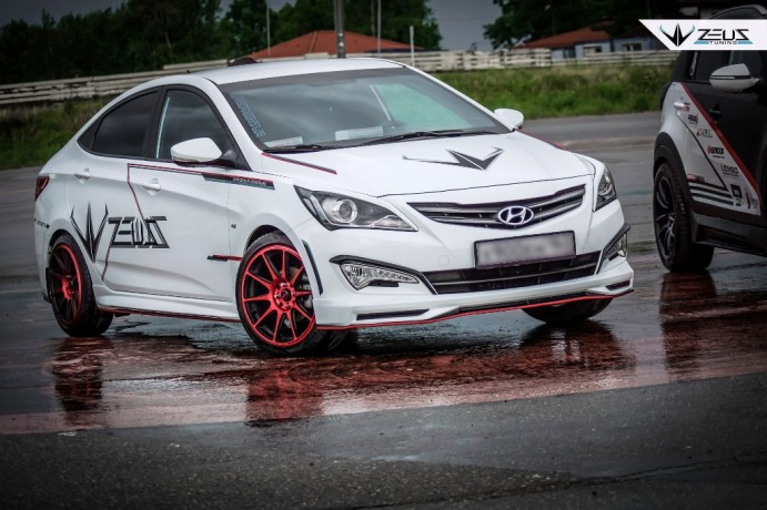 Аэродинамический обвес "ZEUS" Hyundai Solaris 2015-н.в. Рестайлинг купить недорого с доставкой в Рыбинск