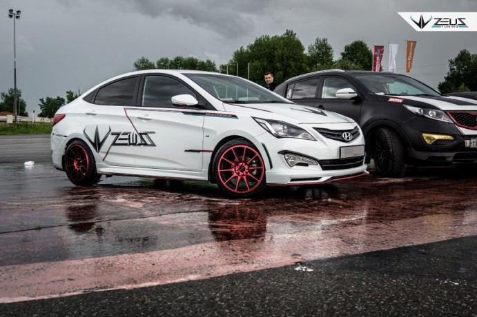 Аэродинамический обвес "ZEUS" Hyundai Solaris 2015-н.в. Рестайлинг купить недорого с доставкой в Рыбинск