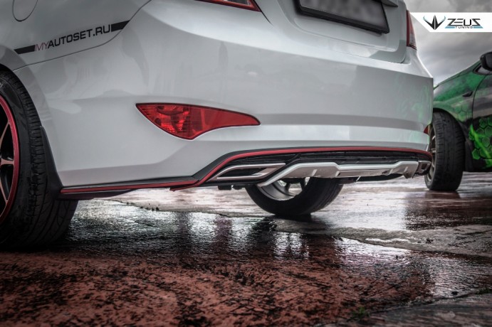 Аэродинамический обвес "ZEUS" Hyundai Solaris 2015-н.в. Рестайлинг купить недорого с доставкой в Рыбинск