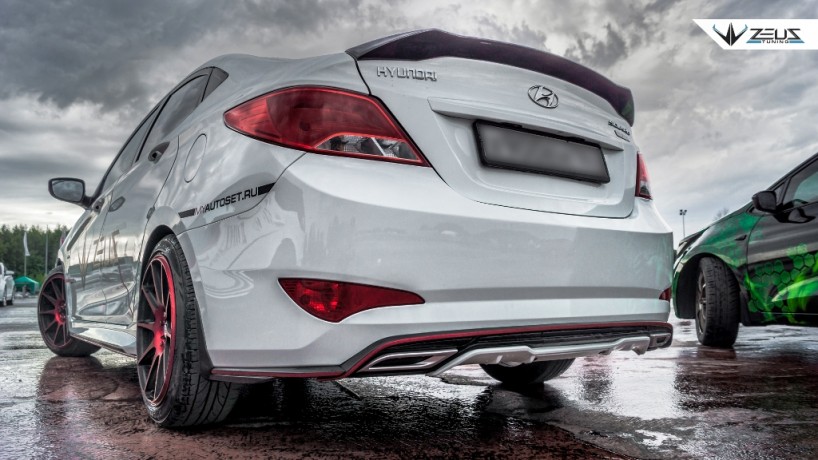 Аэродинамический обвес "ZEUS" Hyundai Solaris 2015-н.в. Рестайлинг купить недорого с доставкой в Рыбинск