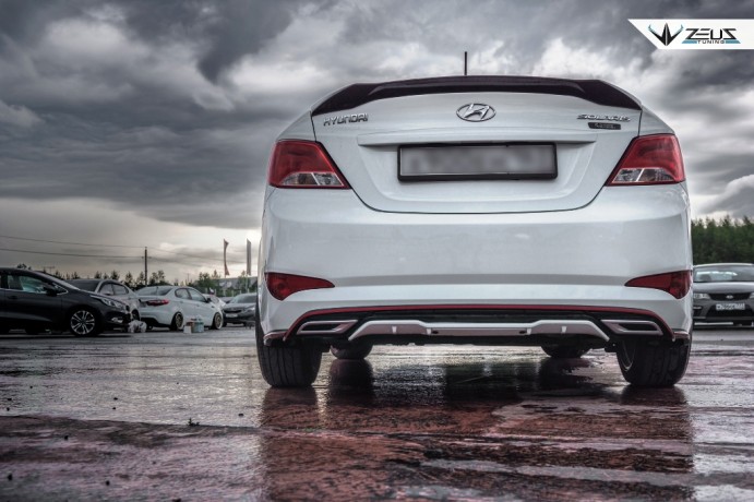 Аэродинамический обвес "ZEUS" Hyundai Solaris 2015-н.в. Рестайлинг купить недорого с доставкой в Рыбинск