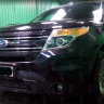 Защита радиатора "Standart" Ford Explorer (2010-2016) чёрная купить недорого с доставкой в Рыбинск