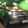 Защита радиатора "Standart" Volkswagen T6 Transporter, Multivan,Caravelle (2015-2020) низ, чёрная купить недорого с доставкой в Рыбинск