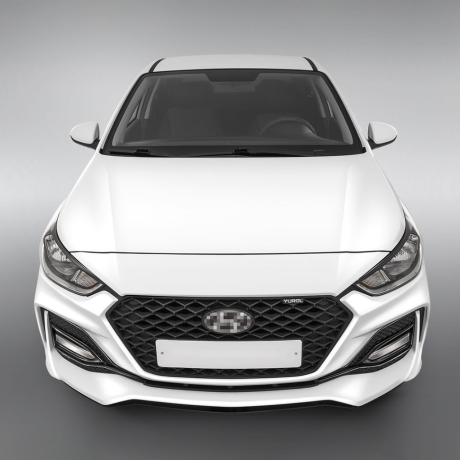 Бампер передний "Quant Romb" для Hyundai Solaris (2017-2020) купить недорого с доставкой в Рыбинск