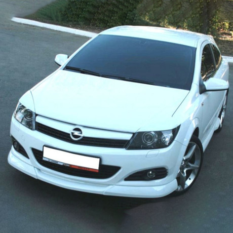 Накладка (юбка) переднего бампера "GT" для Opel Astra H (3D, 5D) купить недорого с доставкой в Рыбинск
