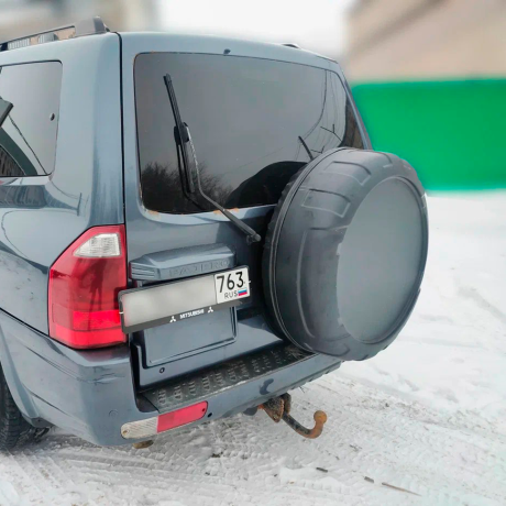 Колпак запасного колеса (Абс гладкий, закрытый) для Mitsubishi Pajero 3 купить недорого с доставкой в Рыбинск