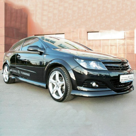 Накладки на пороги "GT" для Opel Astra H (3D, 5D) купить недорого с доставкой в Рыбинск