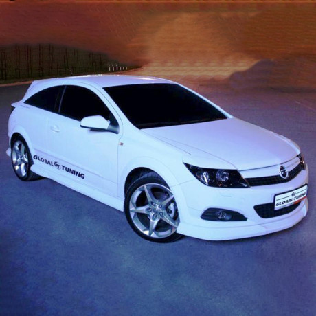 Накладки на пороги "GT" для Opel Astra H (3D, 5D) купить недорого с доставкой в Рыбинск