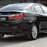 Диффузор заднего бампера var №1 (под окраску) для Toyota Camry XV50 (2012-2014) купить недорого с доставкой в Рыбинск