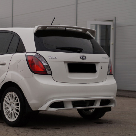 Накладка - диффузор заднего бампера KIA Rio JB (2006-2011) купить недорого с доставкой в Рыбинск