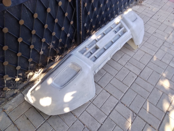 Силовой передний бампер стеклопластиковый на Mitsubishi Pajero III купить недорого с доставкой в Рыбинск
