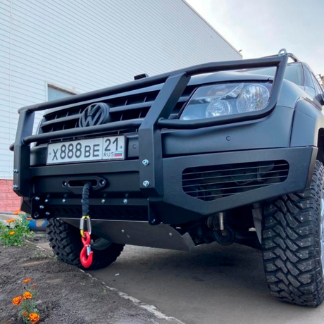 Защитные дуги для переднего бампера F-DESIGN для Volkswagen Amarok купить недорого с доставкой в Рыбинск
