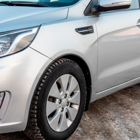 Защитные накладки на арки "АртФорм" для Kia Rio (2011-2015 г.в.), седан купить недорого с доставкой в Рыбинск